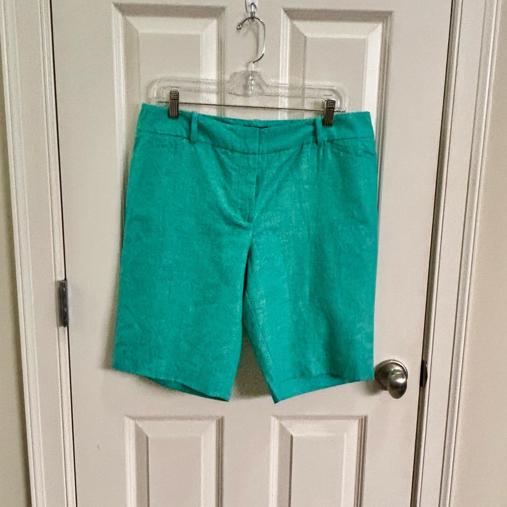 Talbots Linen Blend Bermuda Women Shorts